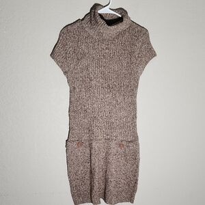 J.J. Always Sweater Dress Womens XL Brown Textured Ribbed Cottagecore Bodycon